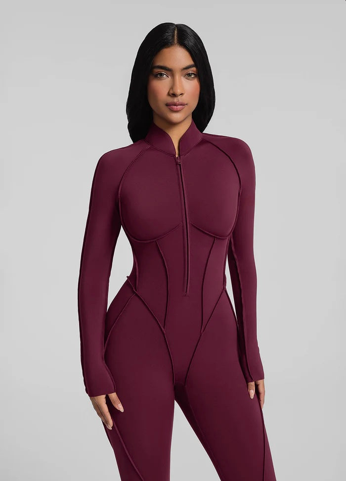 You.Suit-Open Back-Burgundy