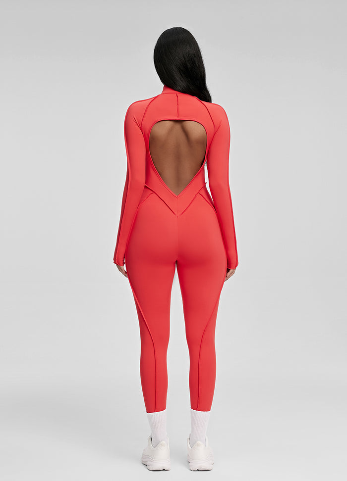 You.Suit-Open Back-Red