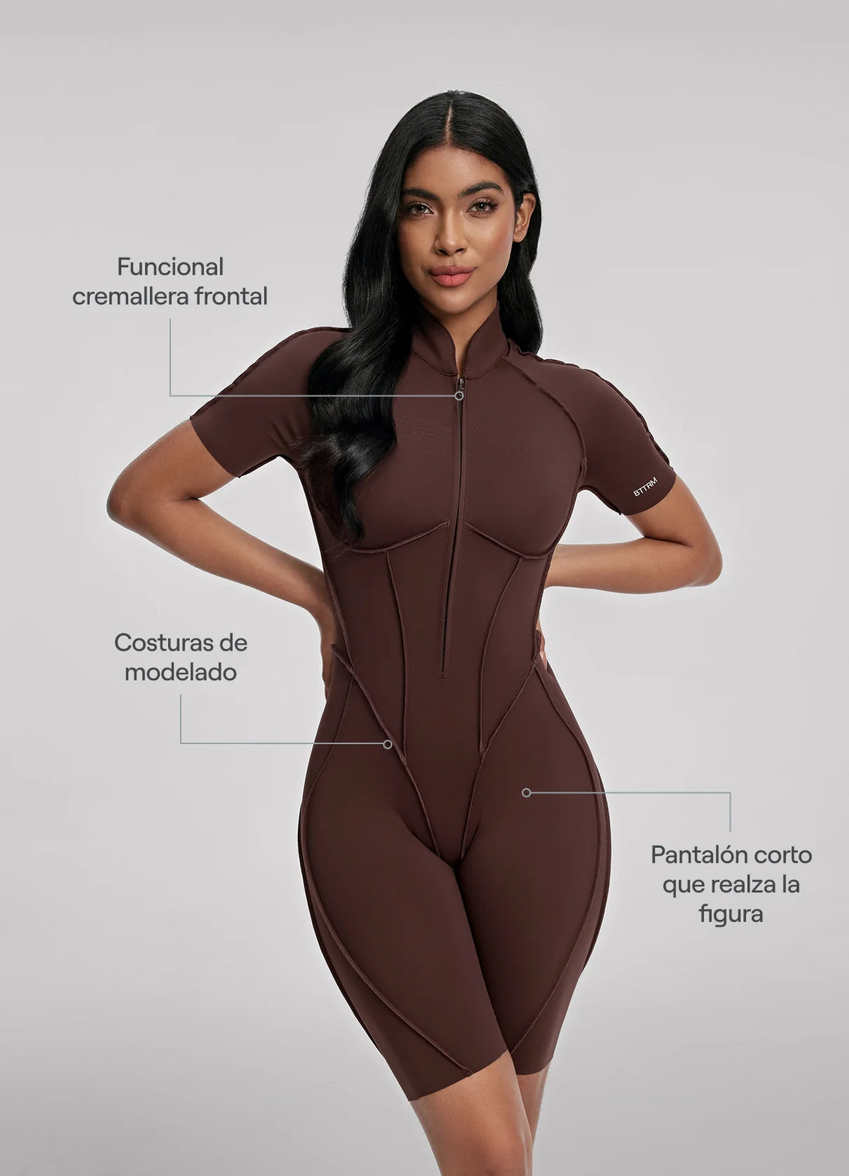 You.Suit-Open Short-Brown