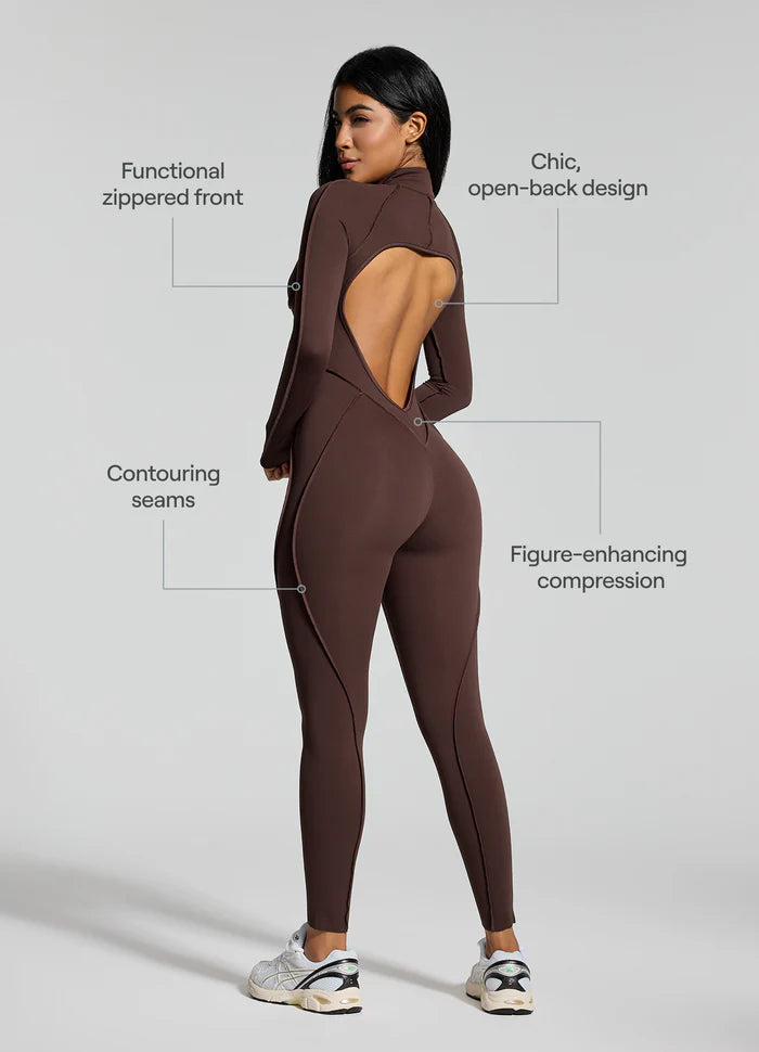 You.Suit-Open Back-Brown