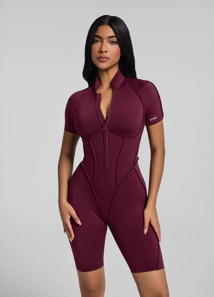 You.Suit-Open Short-Burgundy