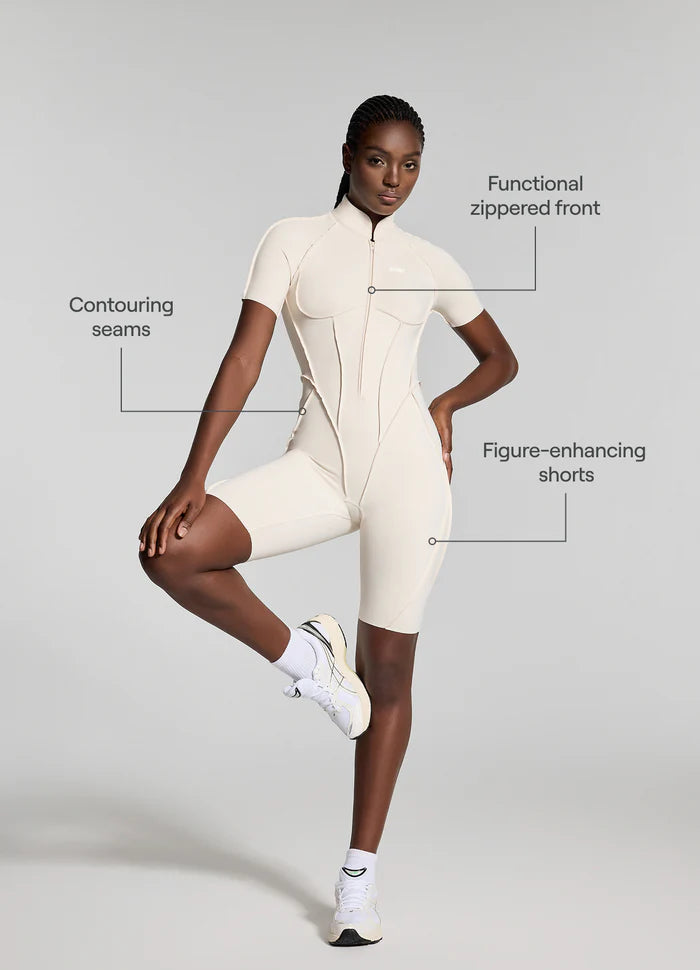 You.Suit-Open Short-Ivory