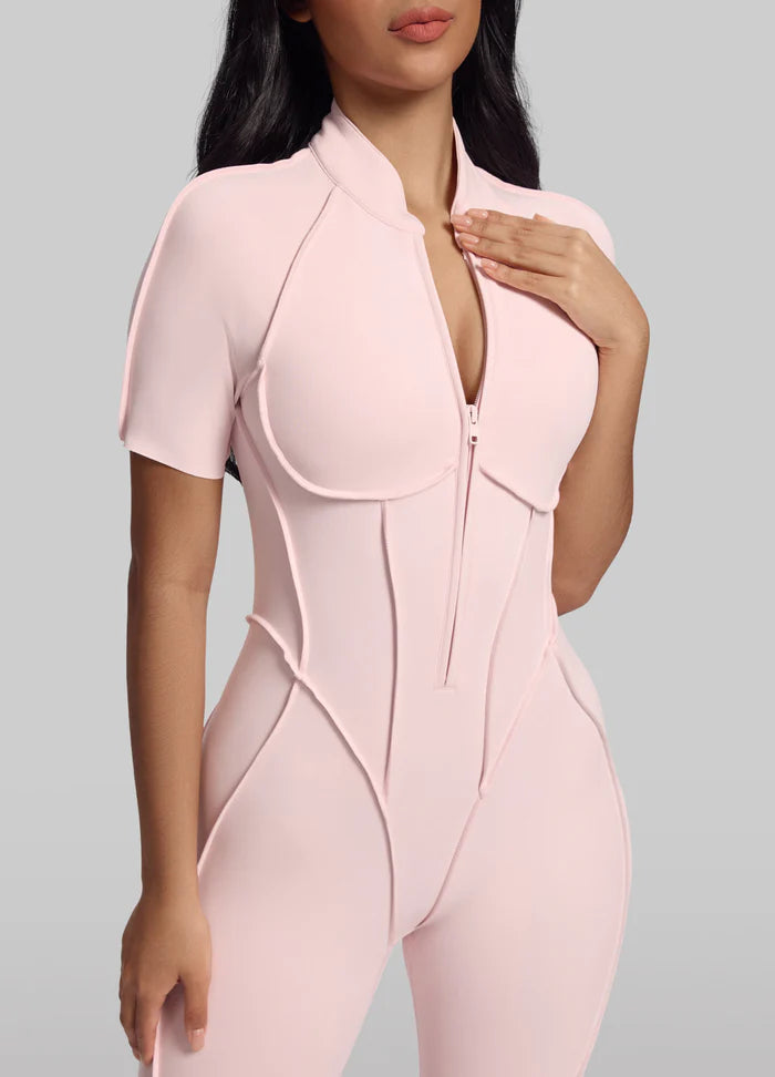 You.Suit-Open Back Midi-Ballet Pink