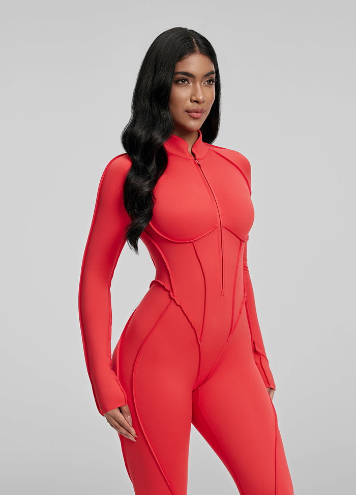 You.Suit-Open Back-Red