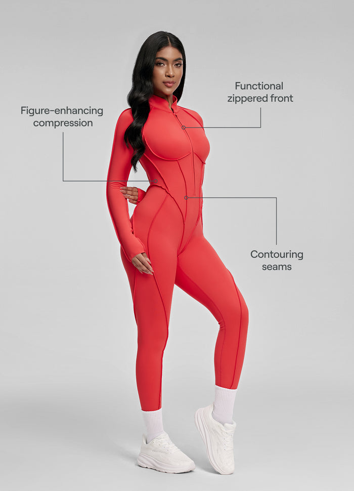 You.Suit-Open Back-Red