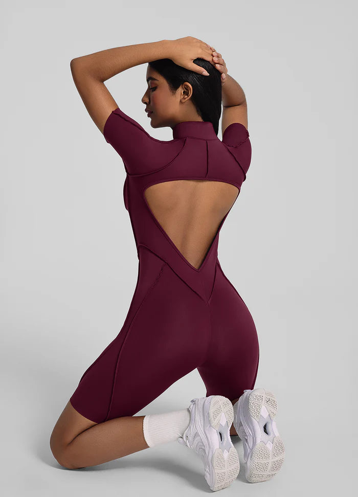 You.Suit-Open Short-Burgundy