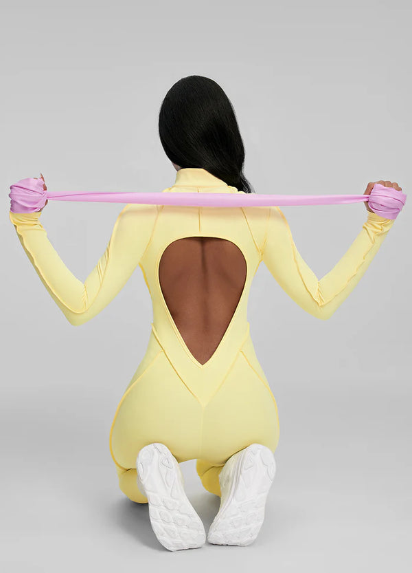 You.Suit-Open Back-lemon
