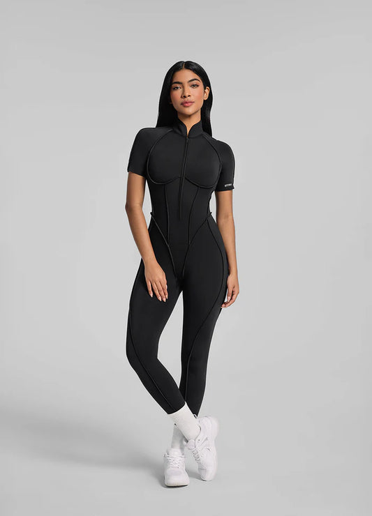 You.Suit-Open Back Midi-Black