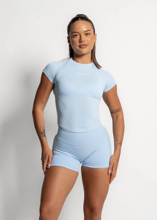 You.Top Short Sleeves-Cloud Bleu