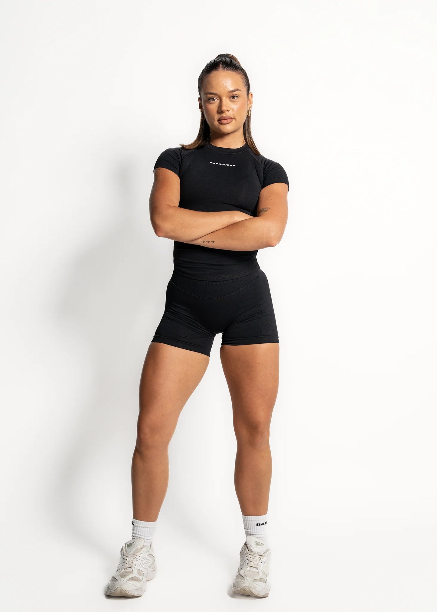 You.Top Short Sleeves-Black