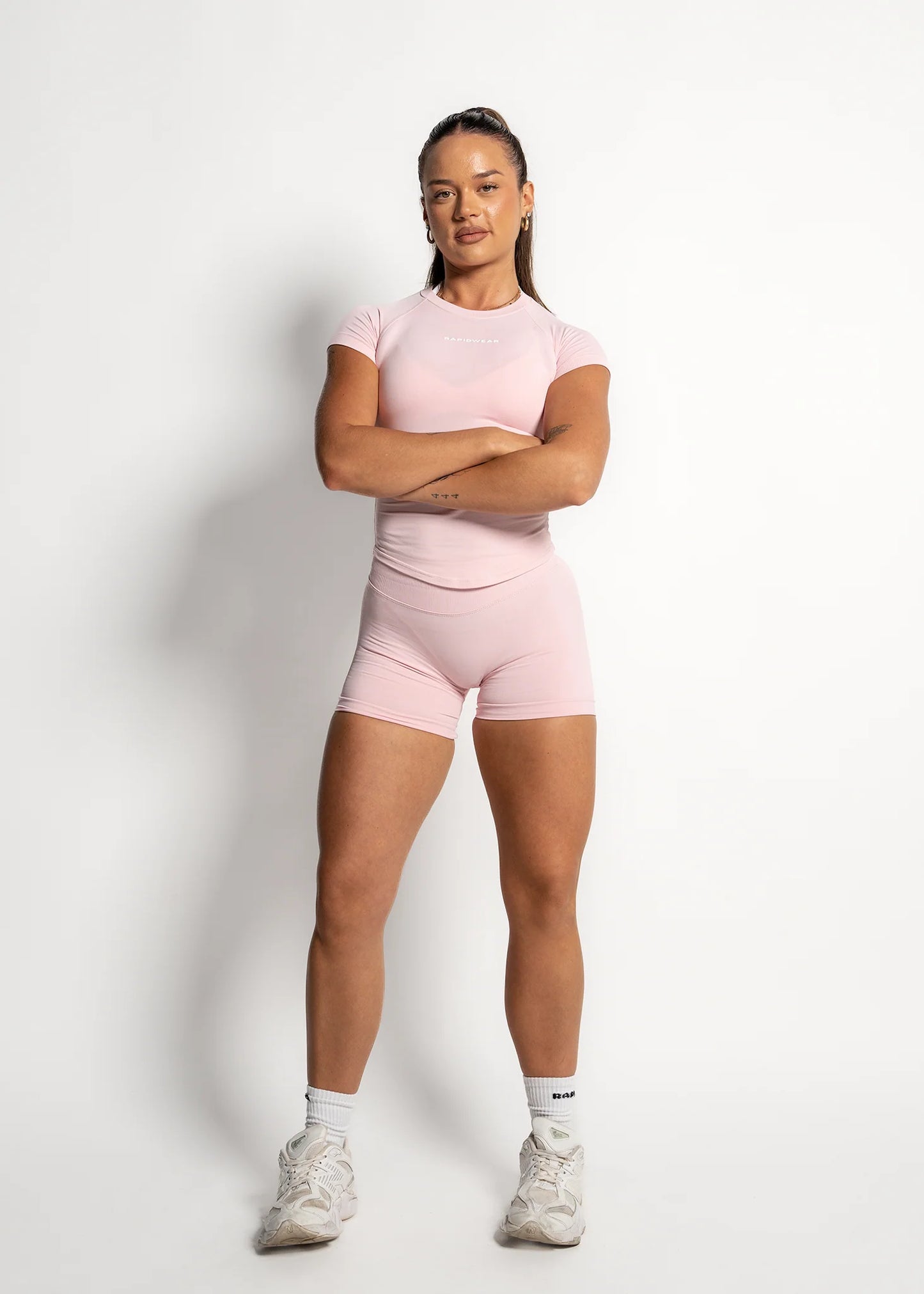 You.Top Short Sleeves-Baby Pink