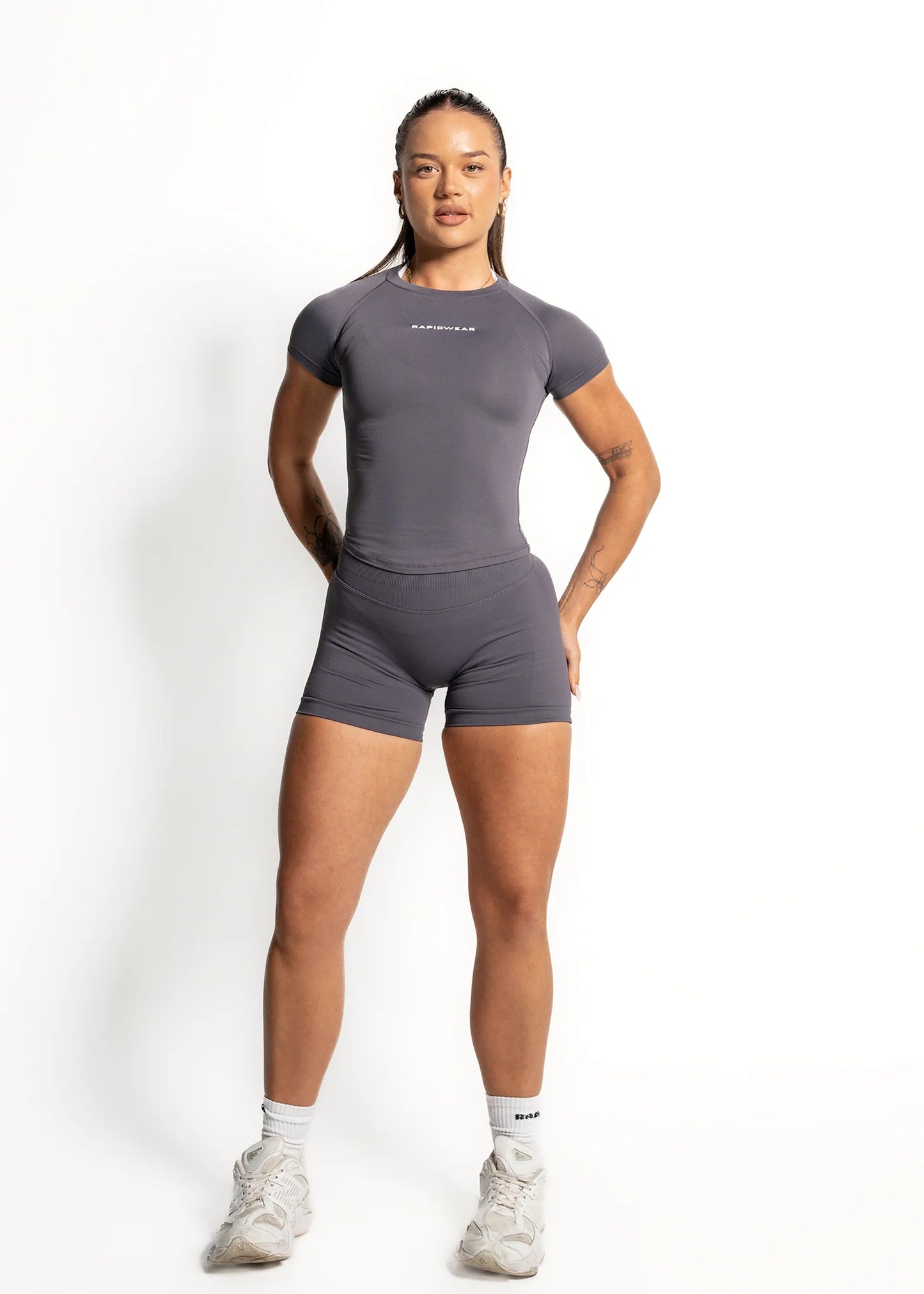 You.Top Short Sleeves-Grey