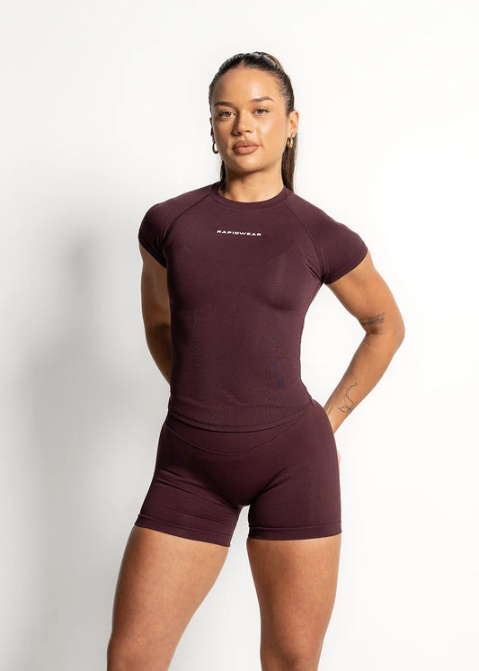 You.Top Short Sleeves-Espresso
