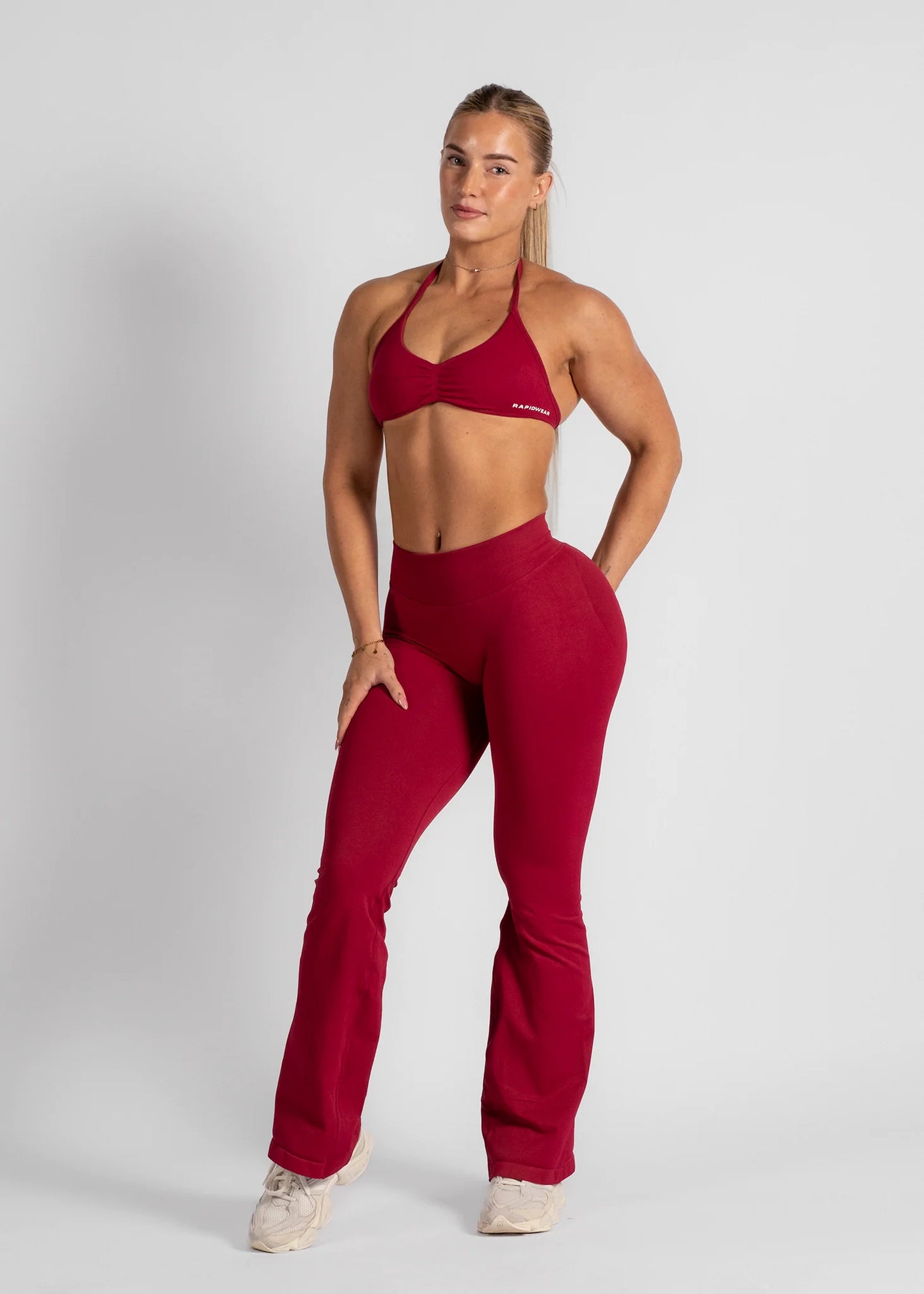 You.Lift Flares-Burgundy